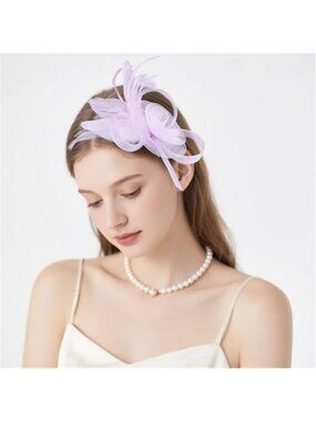 Tea Party Hats with Feather for Women 2026 Derby Hats